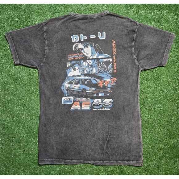 Catori AE86 Trueno Hachi-Roku GT Turbo Anime T-Shirt (Men's M) - Picture 10 of 11
